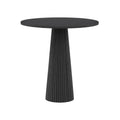 Pickford Ribbed Occasional Table Black Oak