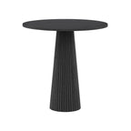 Pickford Ribbed Occasional Table Black Oak
