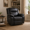 Galaxy Tech Power Reclining Armchair Black