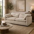 Quetta Sofa Silver 3 Seater