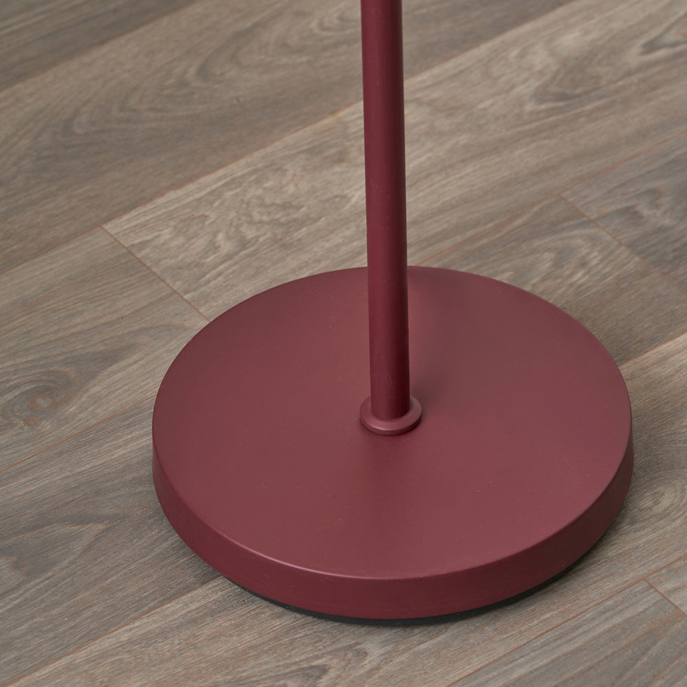 Finn Mulberry Metal Cloche Two Head Floor Lamp