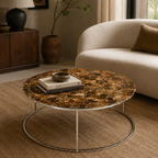 Relic Agate Top Round Coffee Table