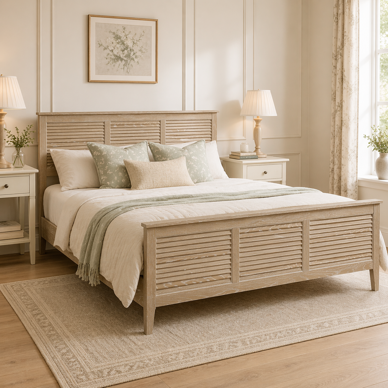 Ennis Oak & Ash 4'6"" Bed Frame