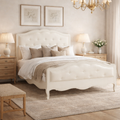 Loire White Double Bed