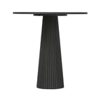 Pickford Ribbed Occasional Table Black Oak