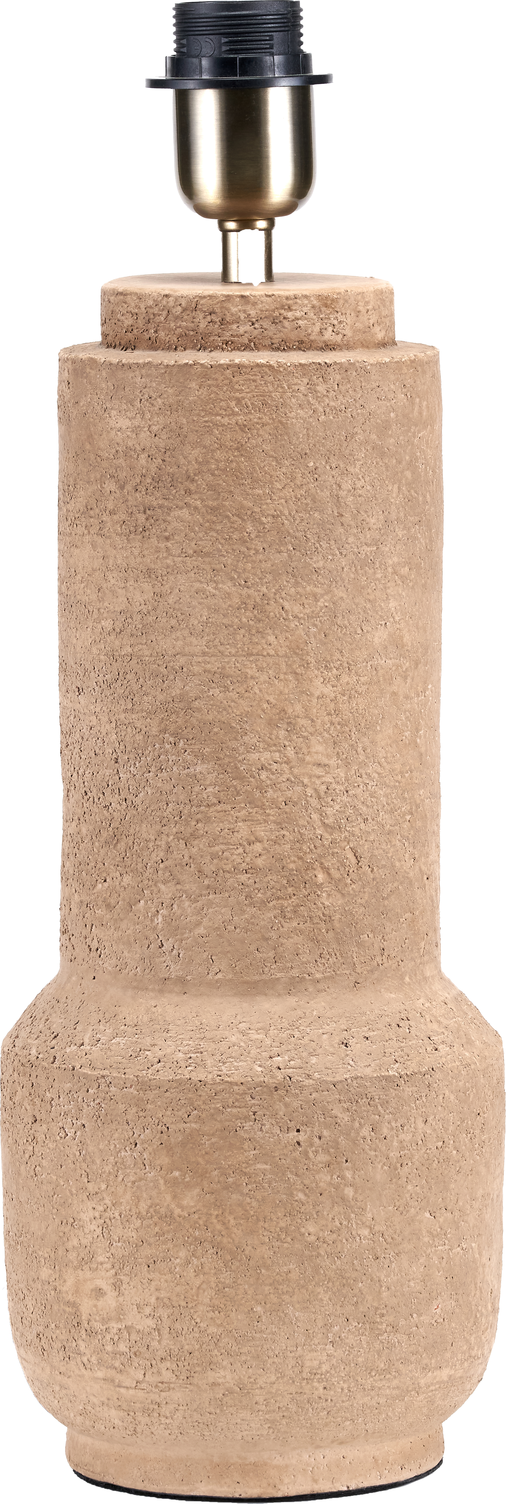 Gaiana Concrete Brown Stoneware Table Lamp Base