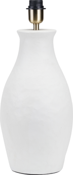 Eirene White Textured Stoneware Table Lamp Base