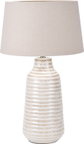 Nya Warm White Scratch Effect Ceramic Table Lamp