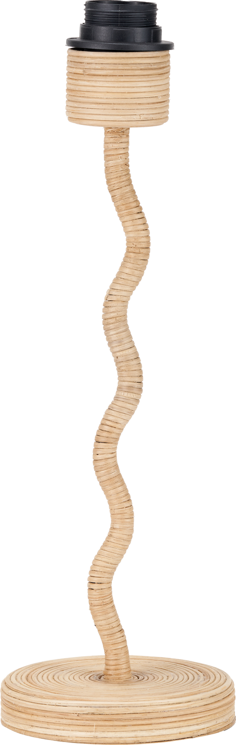 Palau Rattan Wave Table Lamp Base