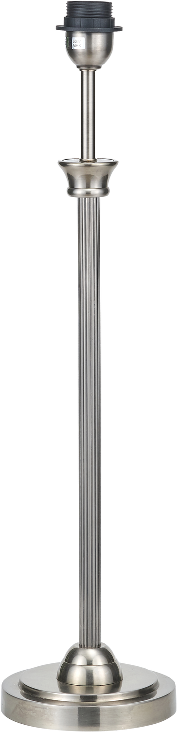 Salvatore Antique Silver Metal Table Lamp Base