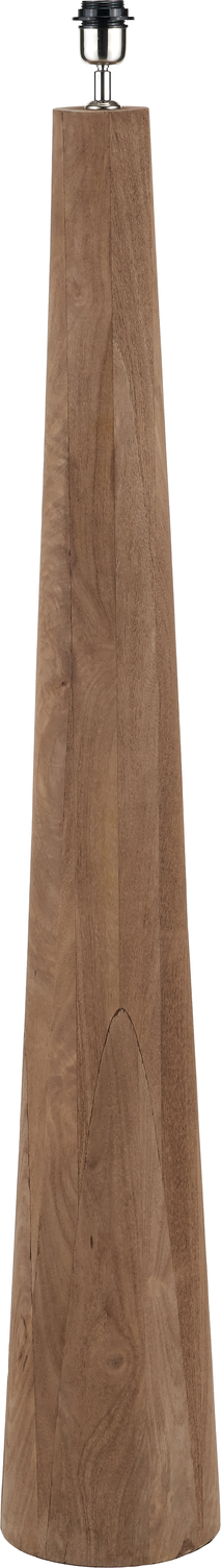 Esha Natural Conical Wood Floor Lamp Base