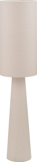 Mirissa White Slubby Handloom Fabric Floor Lamp