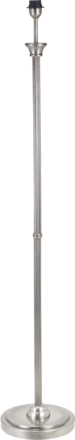 Salvatore Antique Silver Metal Floor Lamp Base
