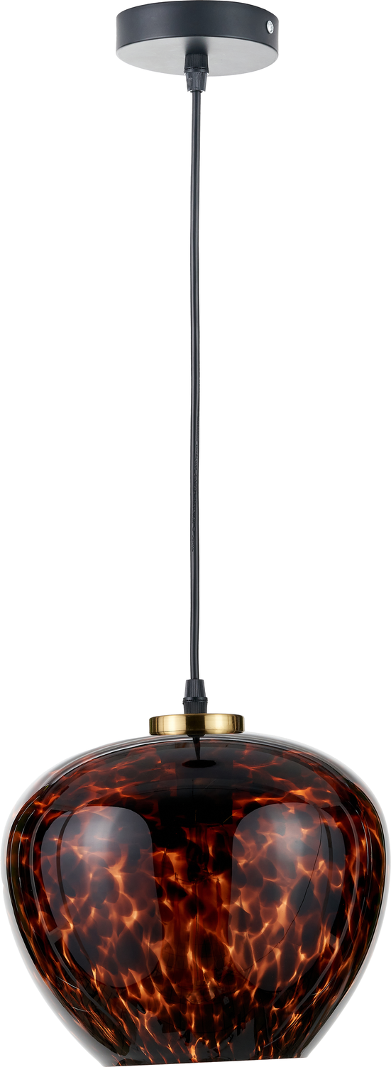 Lucien Tortoiseshell Glass Pendant