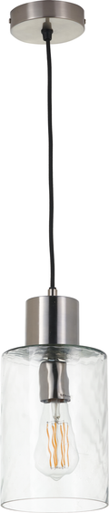 Loxley Ripple Effect Clear Glass Pendant