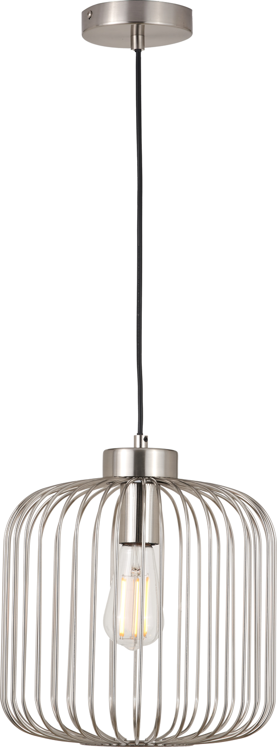 Dania Silver Metal Wire Pendant