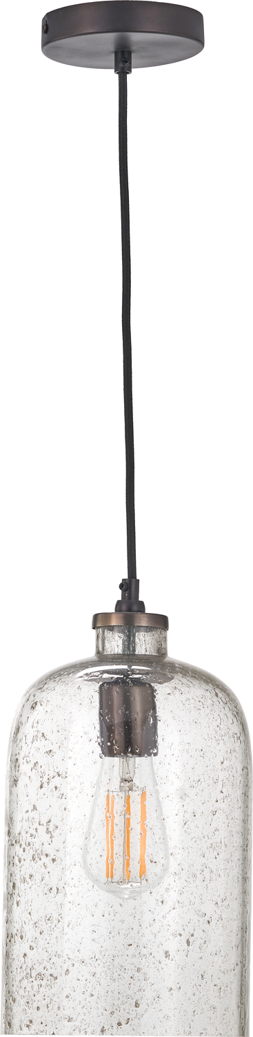 Ophelia Grey Bubble Glass Pendant