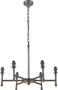 Piero Antique Bronze Metal 6 Arm Pendant