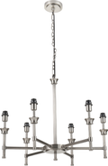 Salvatore Antique Silver Metal 6 Arm Pendant