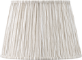 Thiago 35cm Natural Stripe Mushroom Pleat Tapered Lampshade