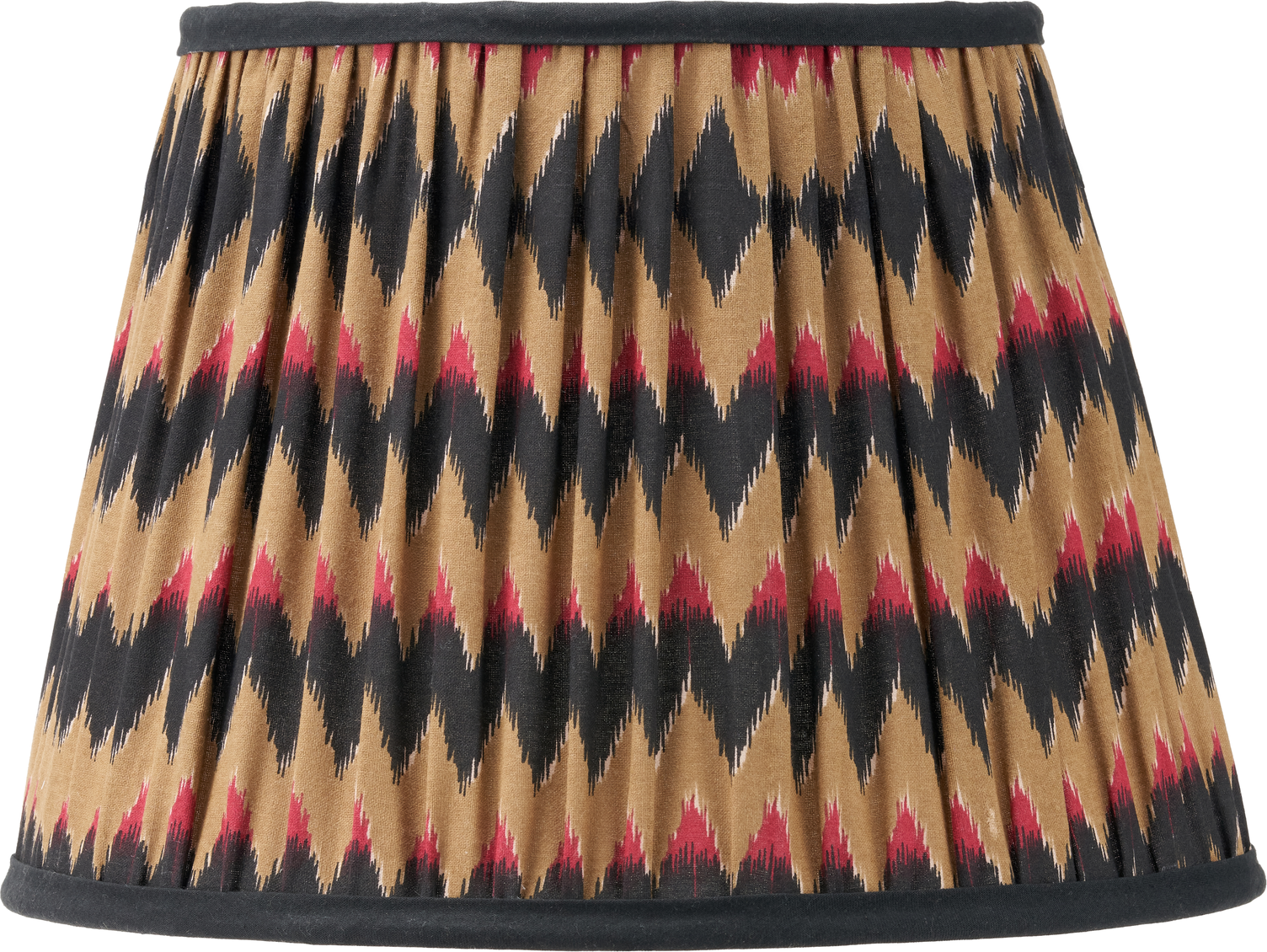 Athira 30cm Multi Chevron Design Mushroom Pleat Tapered Lamp Shade