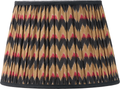 Athira 35cm Multi Chevron Design Mushroom Pleat Tapered Lamp Shade