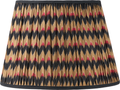 Athira 45cm Multi Chevron Design Mushroom Pleat Tapered Lamp Shade