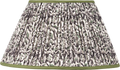 Ornella 45cm Green Floral Design Mushroom Pleat Empire Lamp Shade