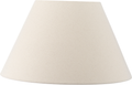 Seychelles 55cm Cream Slubby Cotton Empire Lampshade