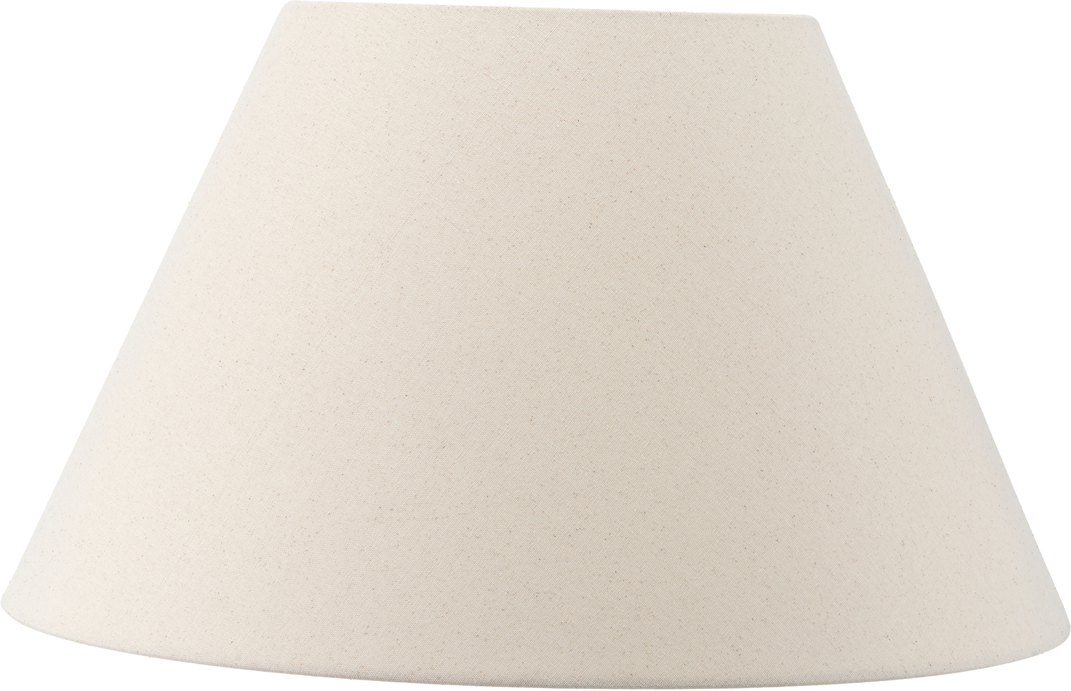 Seychelles 55cm Cream Slubby Cotton Empire Lampshade