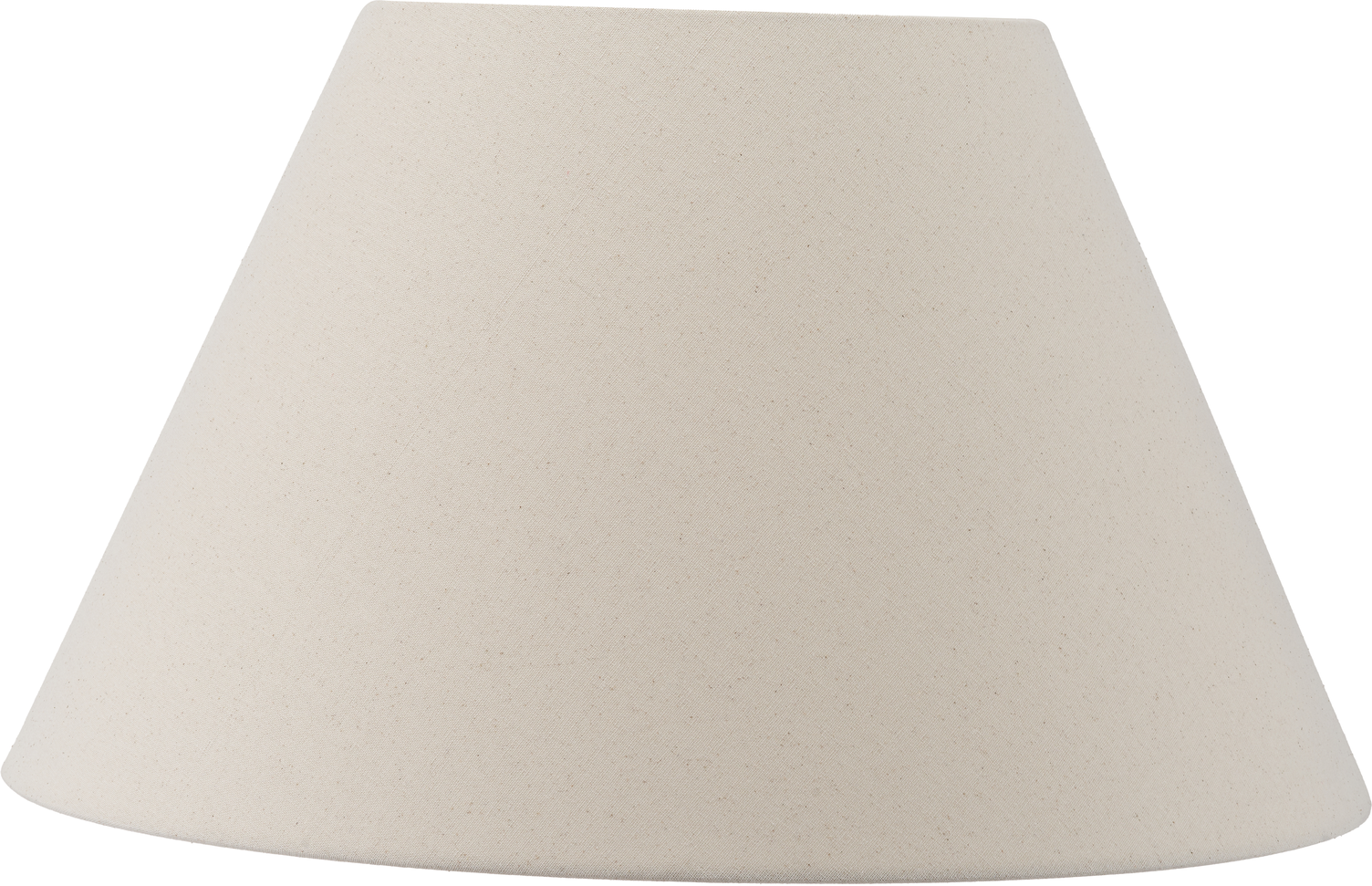 Seychelles 60cm Cream Slubby Cotton Empire Lampshade