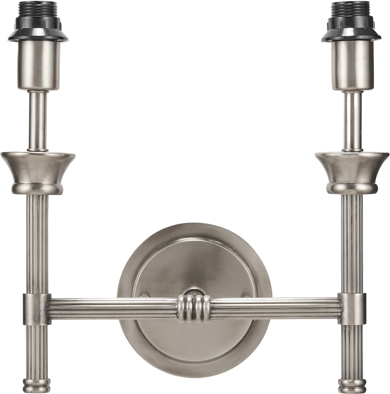 Salvatore Antique Silver Metal Double Wall Light