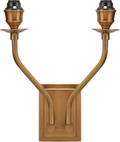 Tatiana Antique Brass Metal Double Wall Light