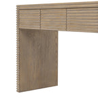 Oakham Ribbed Oak Desk