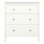 Tromso 3 Drawer Chest Off White