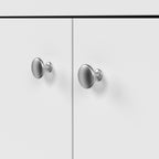 Baroque Sideboard 2 Doors 1 Drawer in Pure White Iced Coffee Lacquer