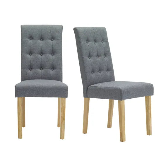 Roma Chair Grey (Set of 2)