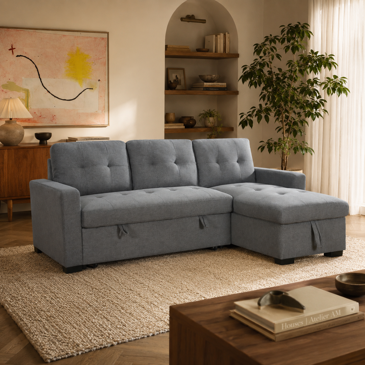 Alder Sofa Bed Grey