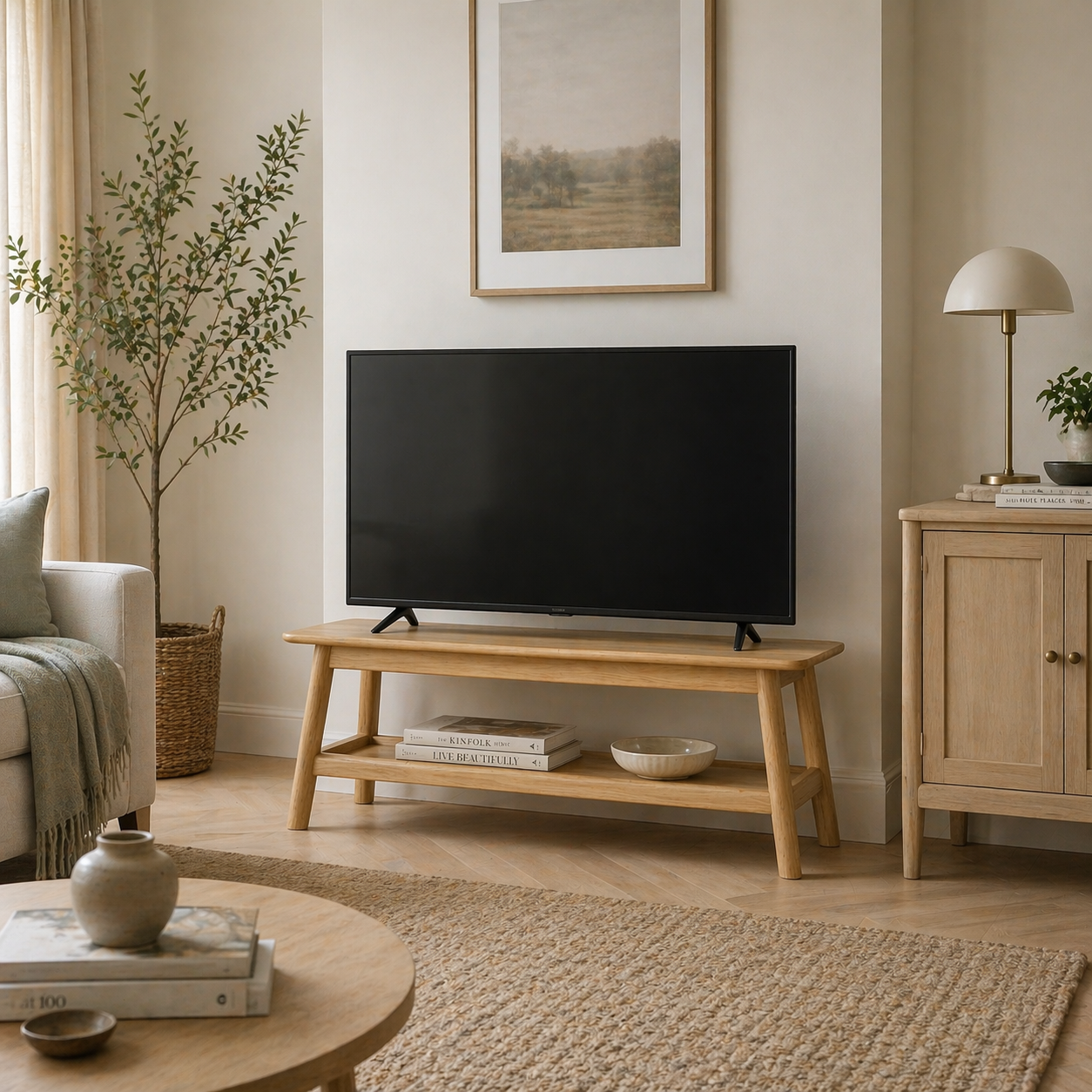 Hazlemere Oak Tv Unit