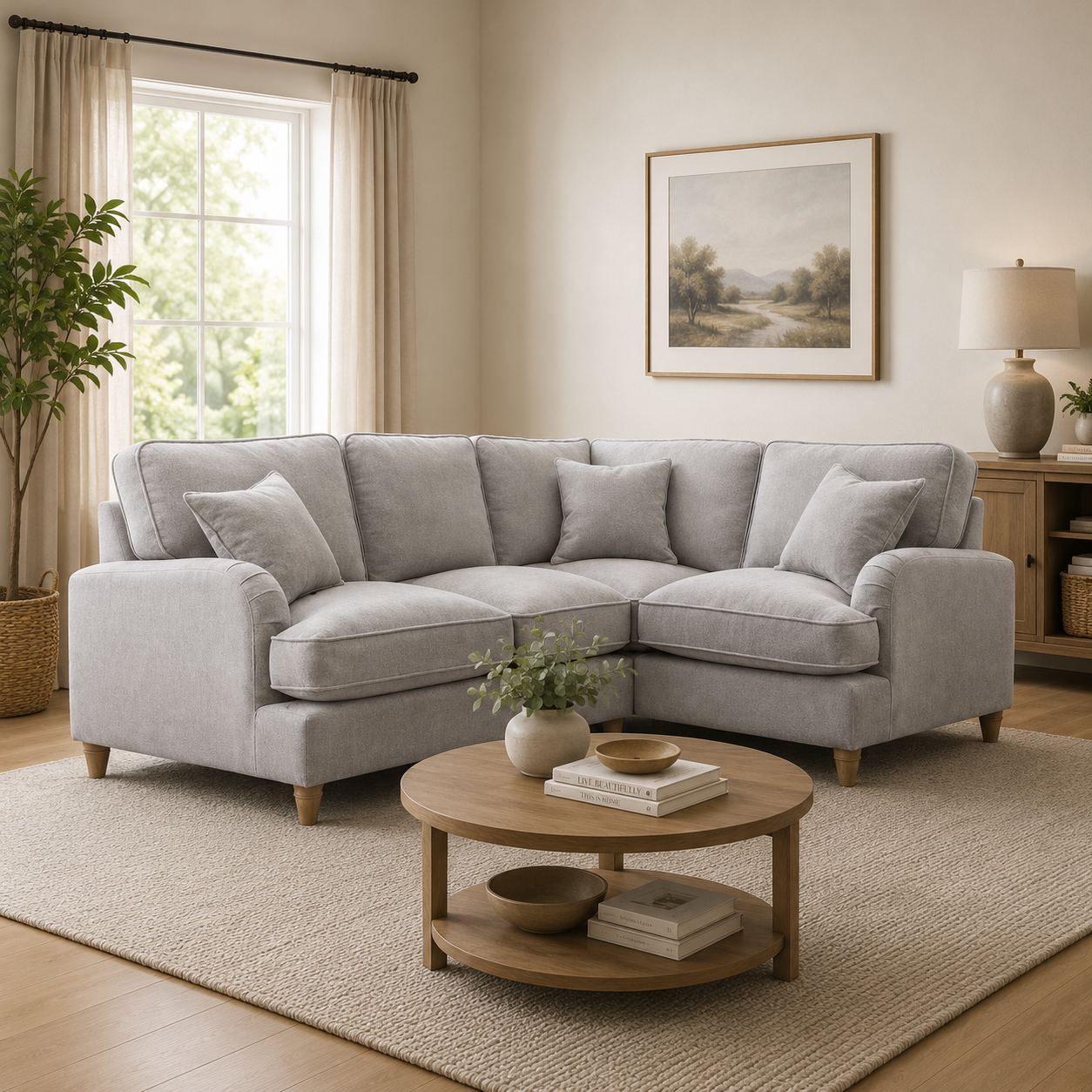 2 Corner 1 Manhattan Ice The Great Sofa Company | Piper | Vienna | Arthur | Emeline | Swift | Morris