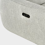 Turin Electric Recliner Sofa Silver Right Hand Corner