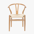 Quinn Natural Beech Wood and Natural Paper Rope Dining Chair