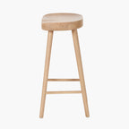 Laselle Ash Wood Bar Stool