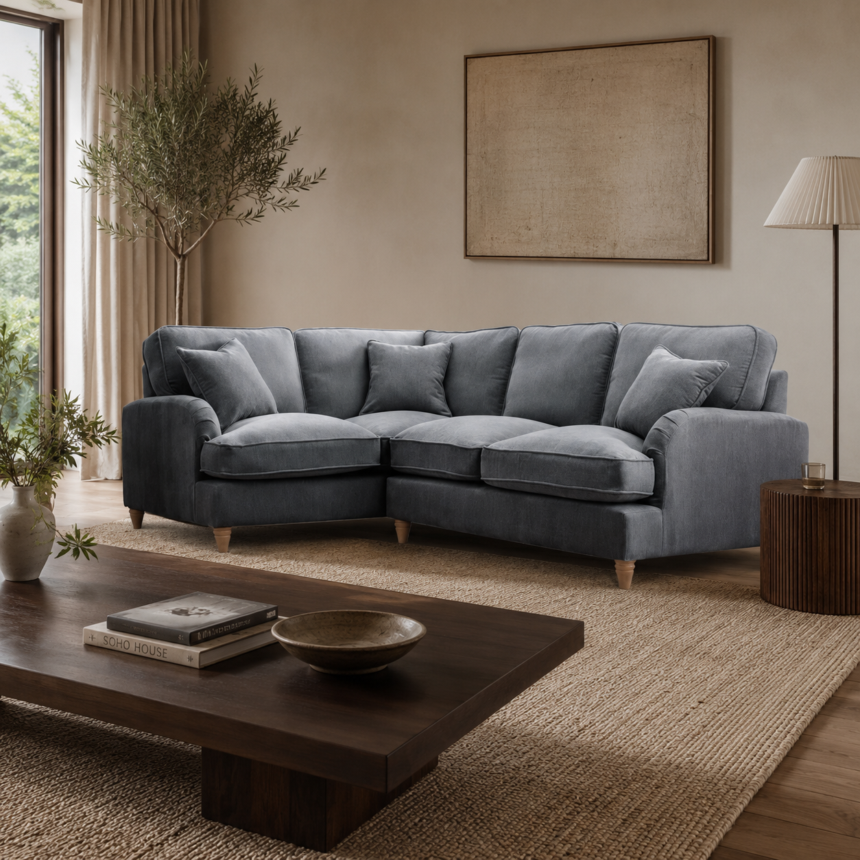 1 Corner 2 Manhattan Charcoal The Great Sofa Company | Piper | Vienna | Arthur | Emeline | Swift | Morris