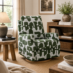Seville Electric Reclining Chair Green