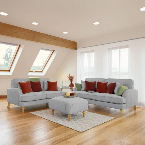 Rupert Sofa Grey 3 Seater