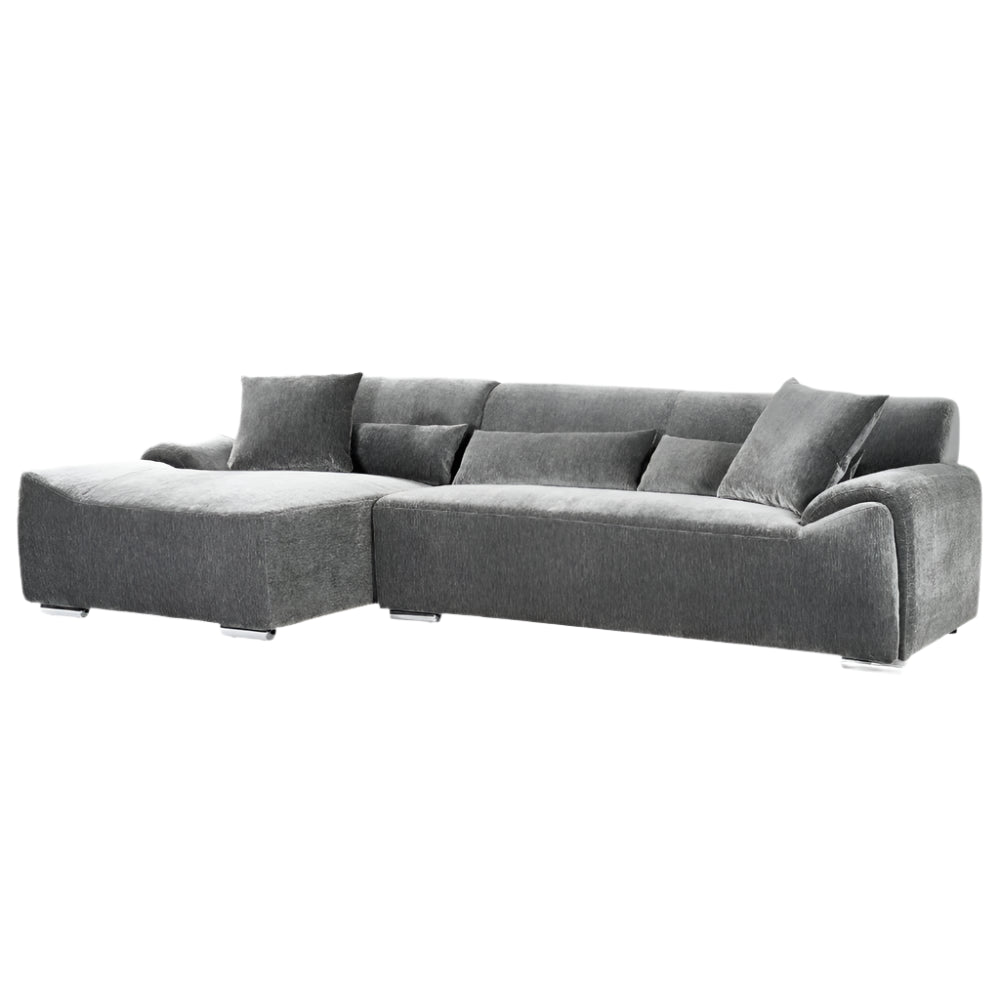 Modena Sofa Charcoal Left Hand Corner