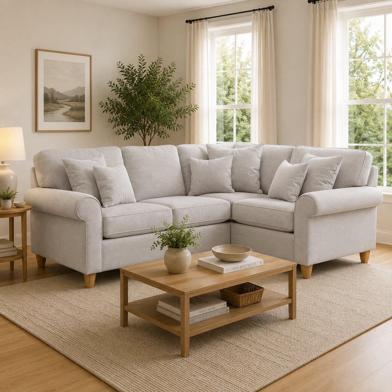 2 Corner 1 Sofa Sic - Glory 2 Pearl The Great Sofa Company | Sinatra | Dorchester | Abingdon | Ashbury