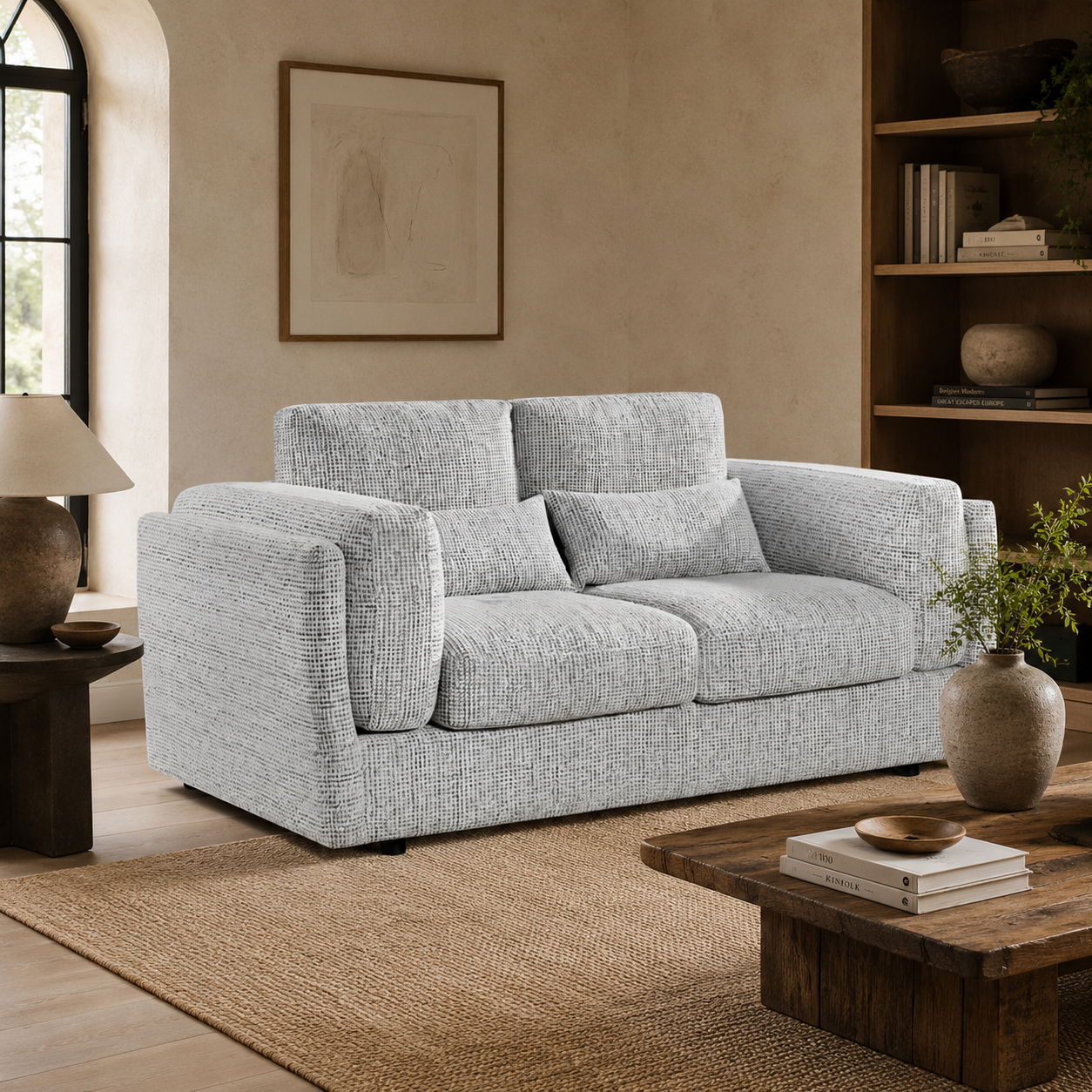 Bari Sofa Grey 2 Seater