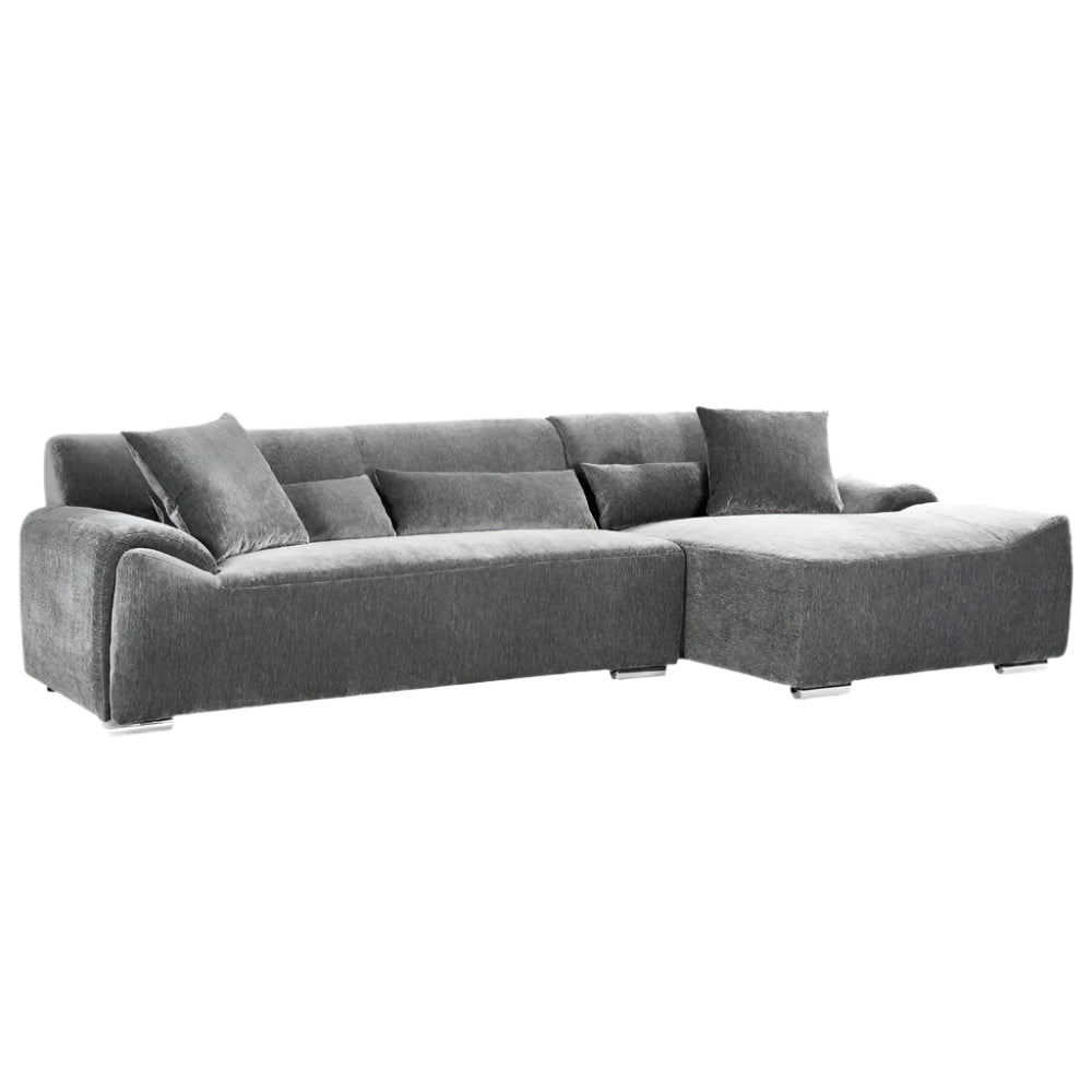 Modena Sofa Charcoal Right Hand Corner